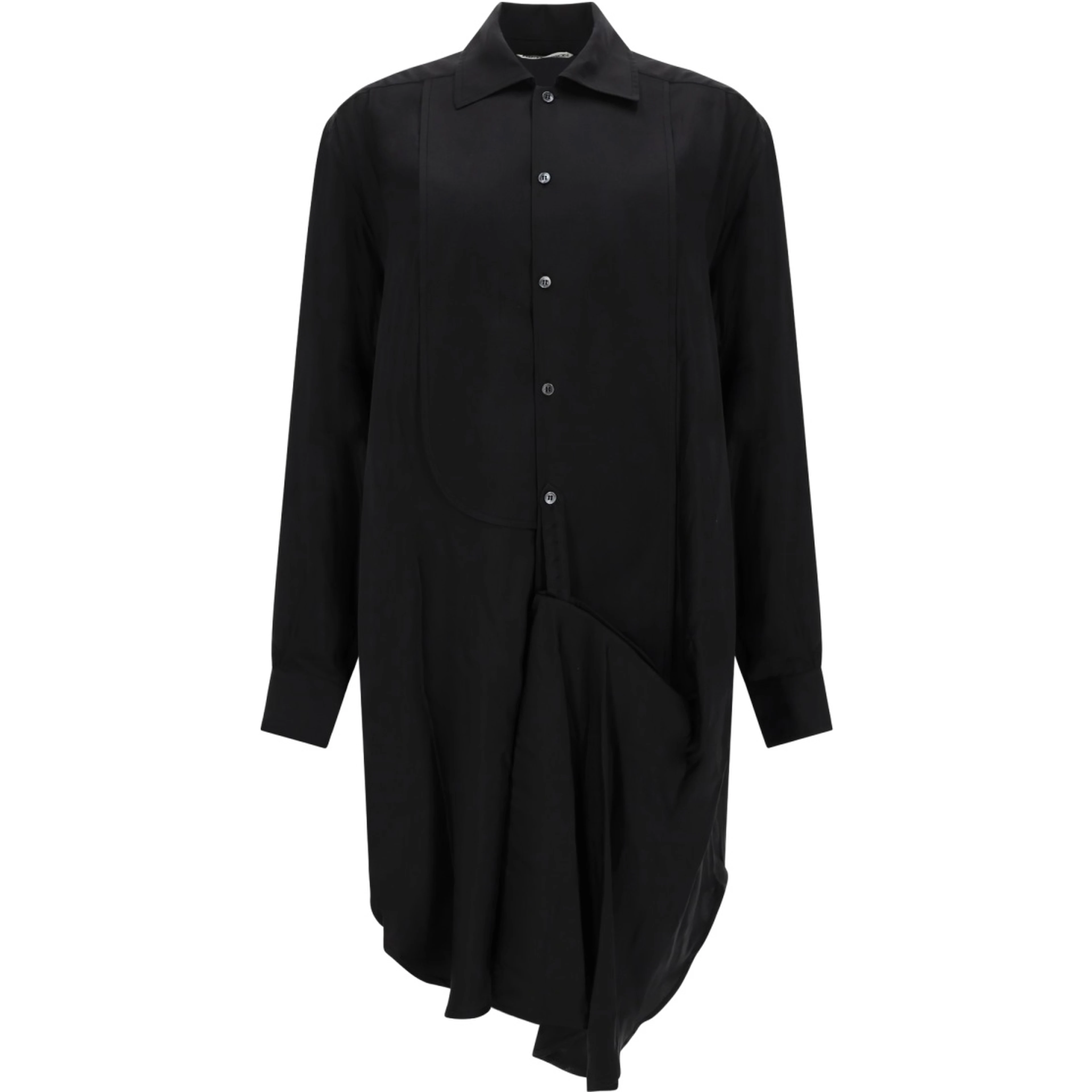 ABITO MIDI "TUXEDO DRAPE"