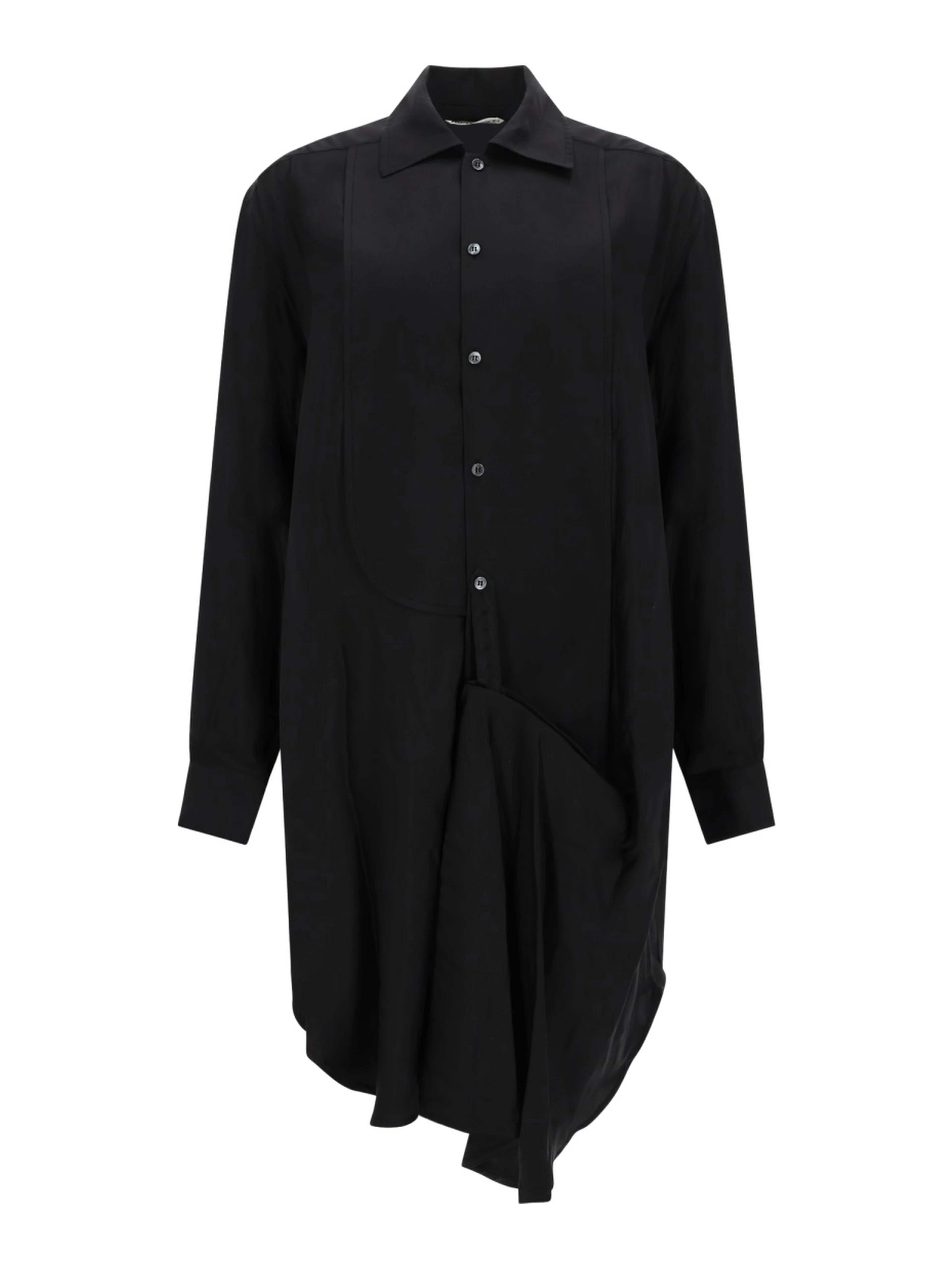 ABITO MIDI "TUXEDO DRAPE"