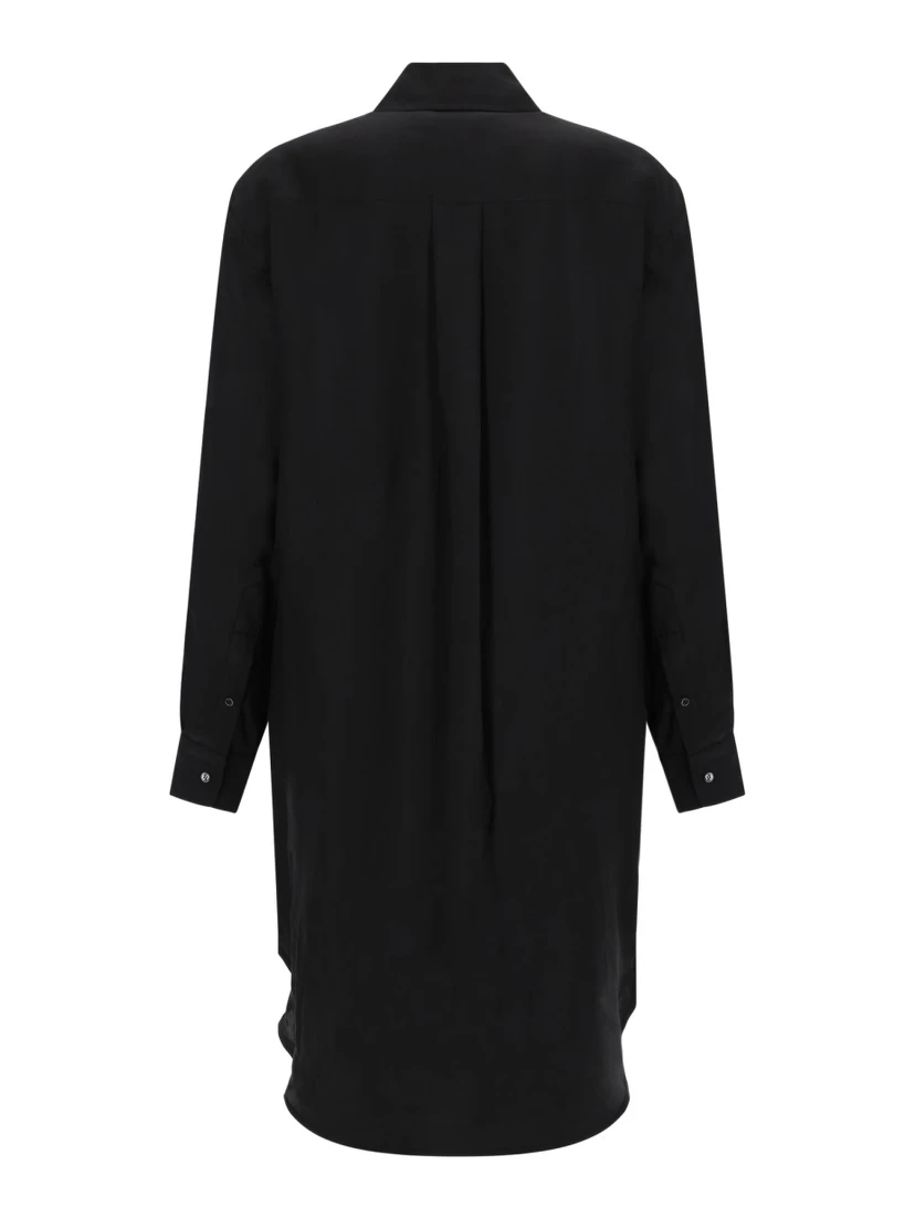 ABITO MIDI "TUXEDO DRAPE"