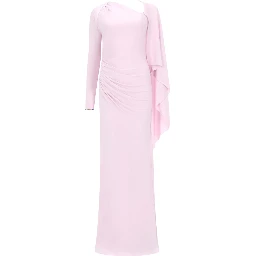LONG DRAPED DRESS