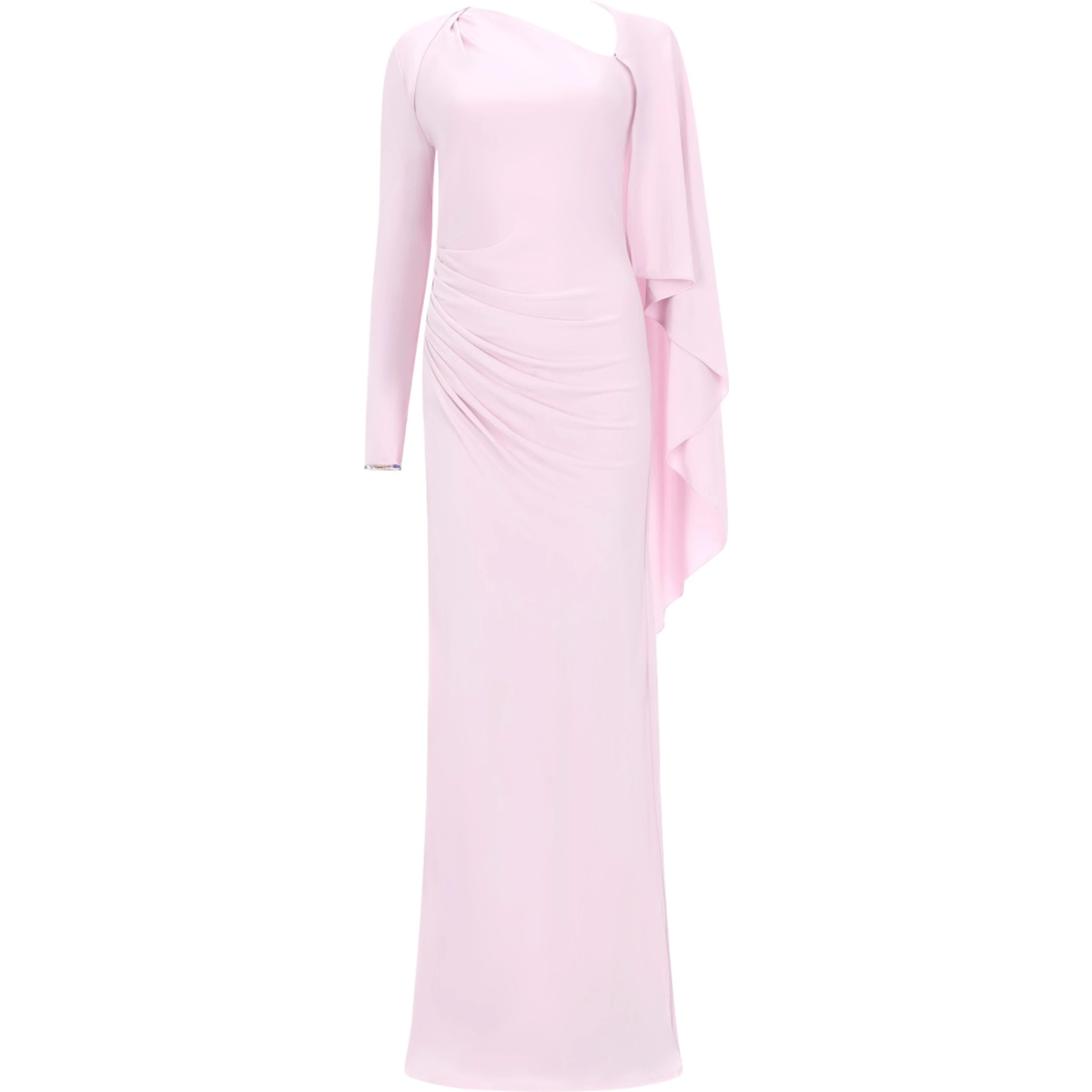 LONG DRAPED DRESS