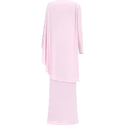 LONG DRAPED DRESS