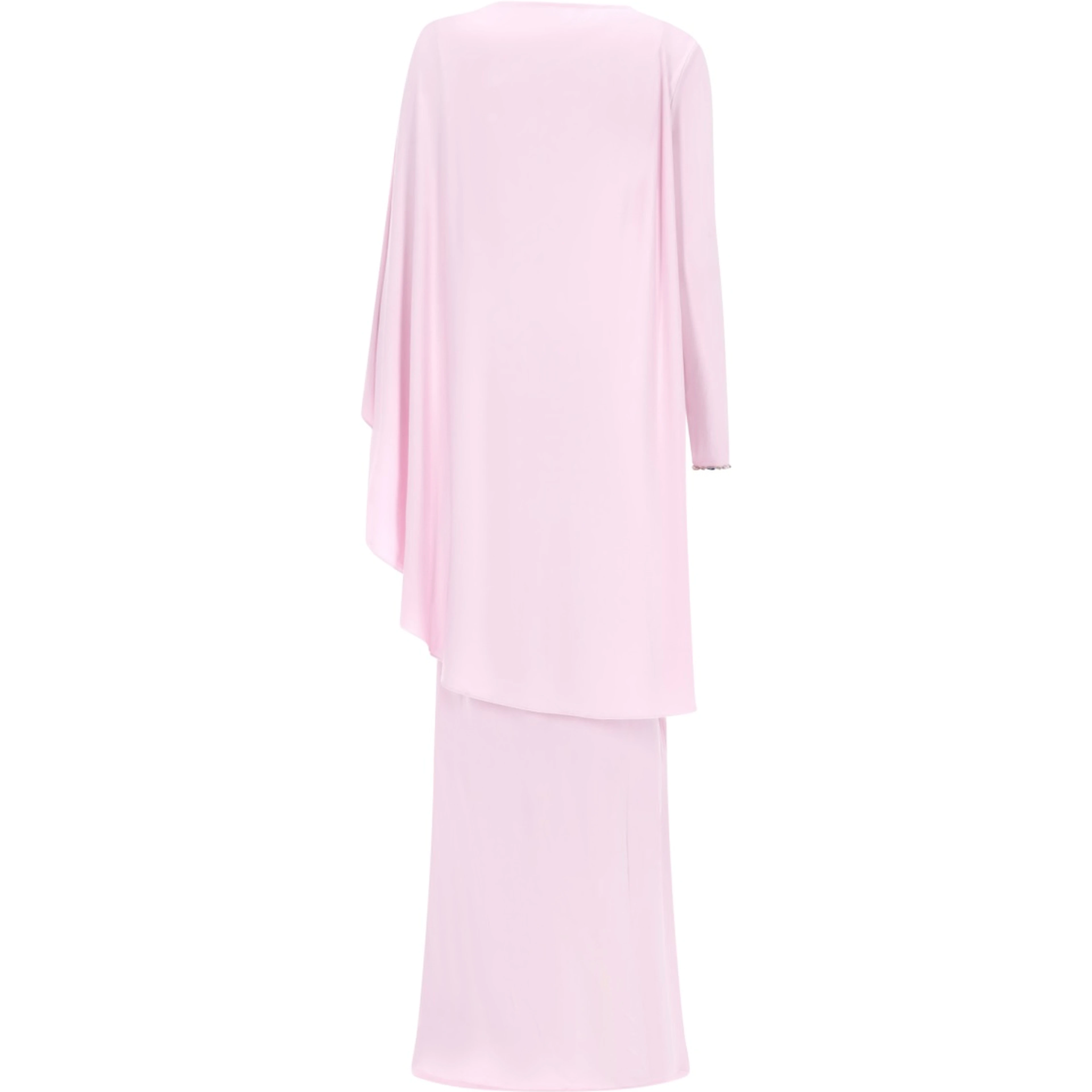 LONG DRAPED DRESS