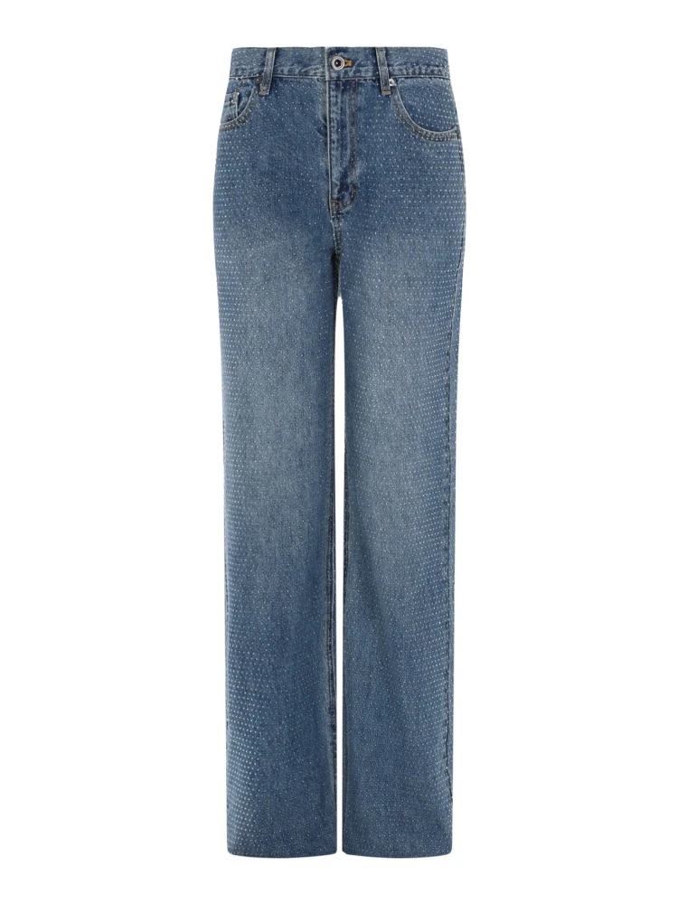 JEANS WITH RHINESTONES