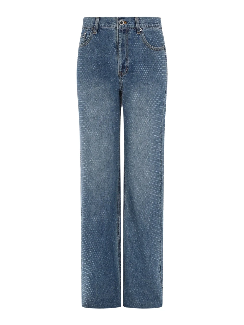 JEANS WITH RHINESTONES