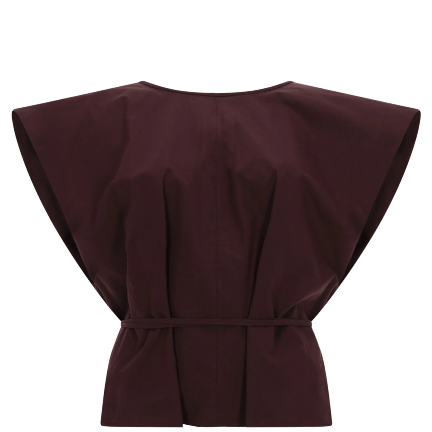 TOP SMANICATO CON CINTA