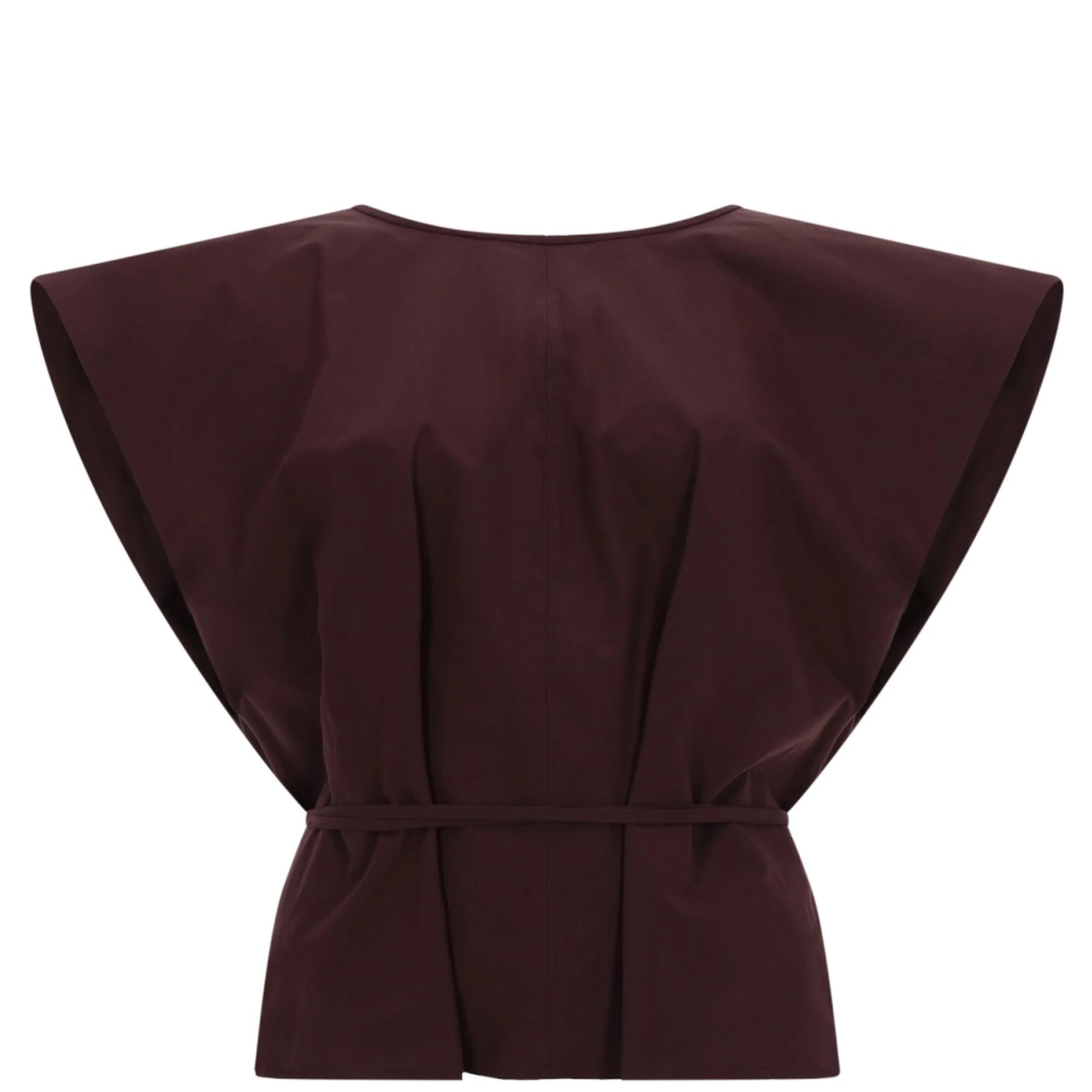 TOP SMANICATO CON CINTA