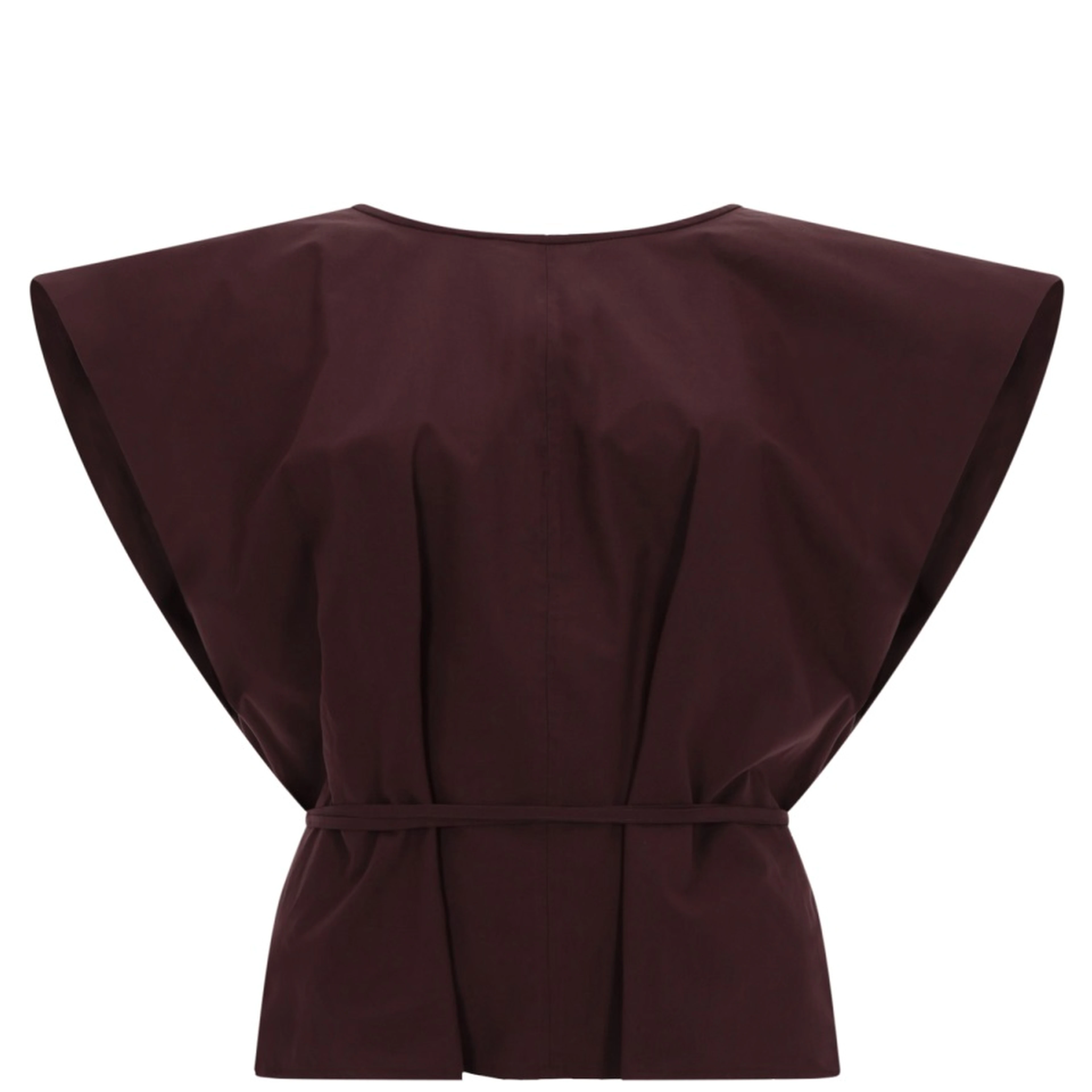 TOP SMANICATO CON CINTA