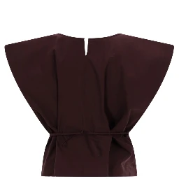 TOP SMANICATO CON CINTA