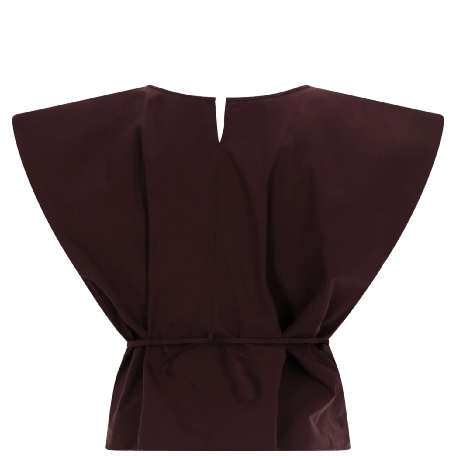 TOP SMANICATO CON CINTA