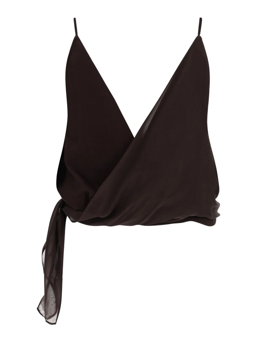 TOP CON DRAPPEGGIO