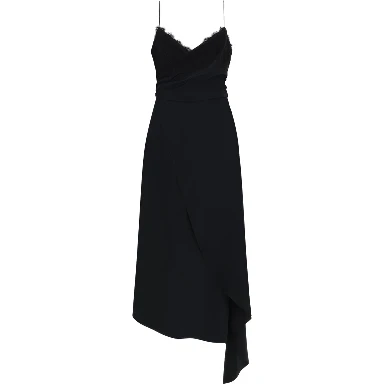 MIDI DRESS WITH LACE