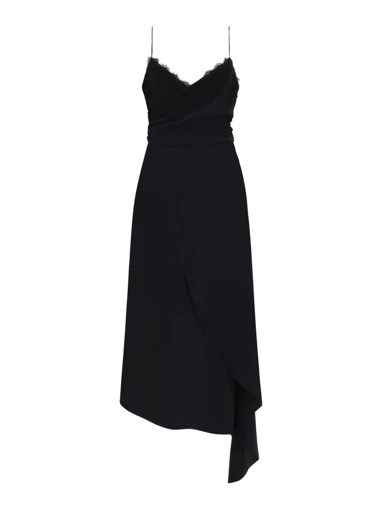 MIDI DRESS WITH LACE