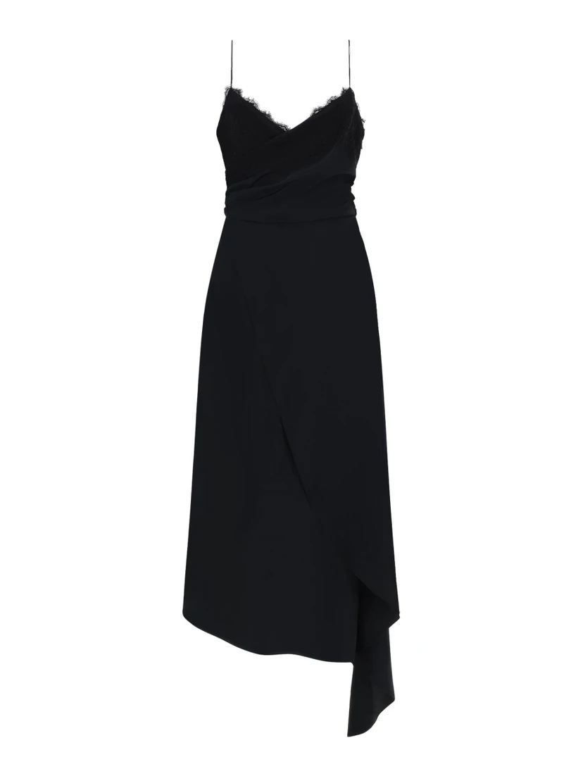 MIDI DRESS WITH LACE