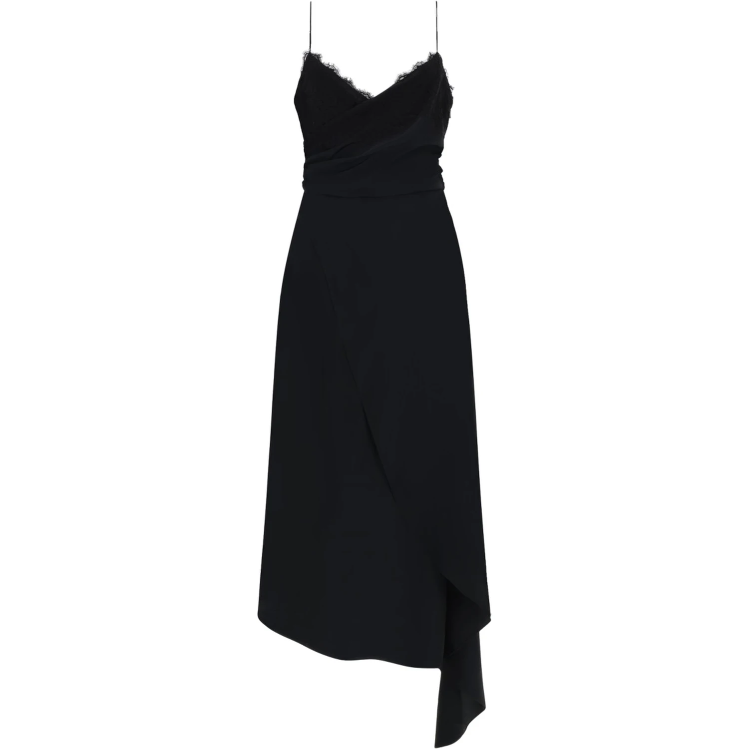 MIDI DRESS WITH LACE