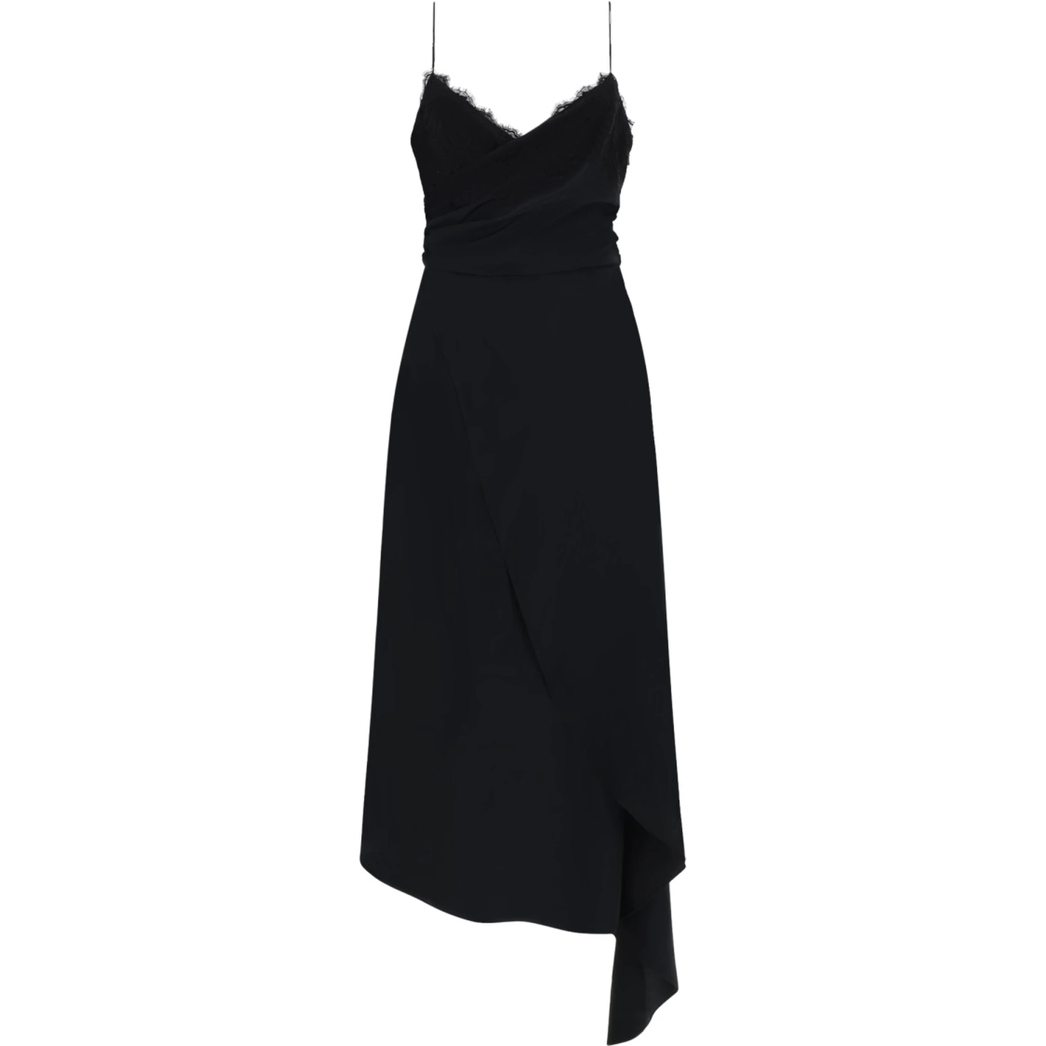 MIDI DRESS WITH LACE