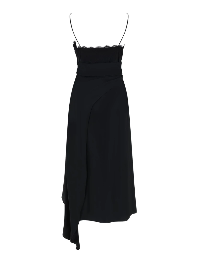 MIDI DRESS WITH LACE