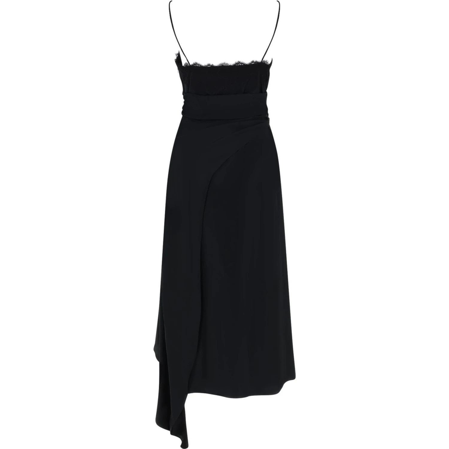 MIDI DRESS WITH LACE