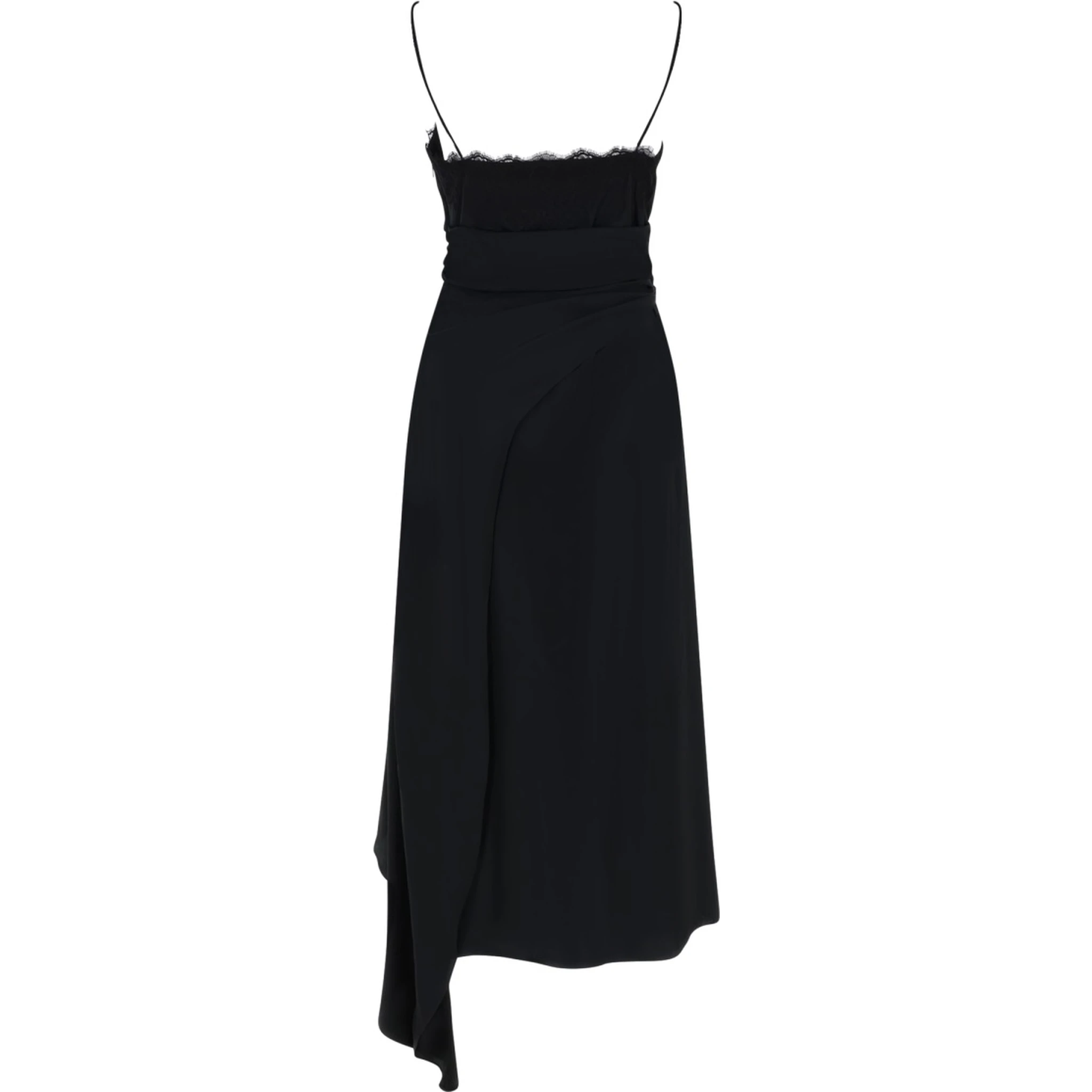 MIDI DRESS WITH LACE