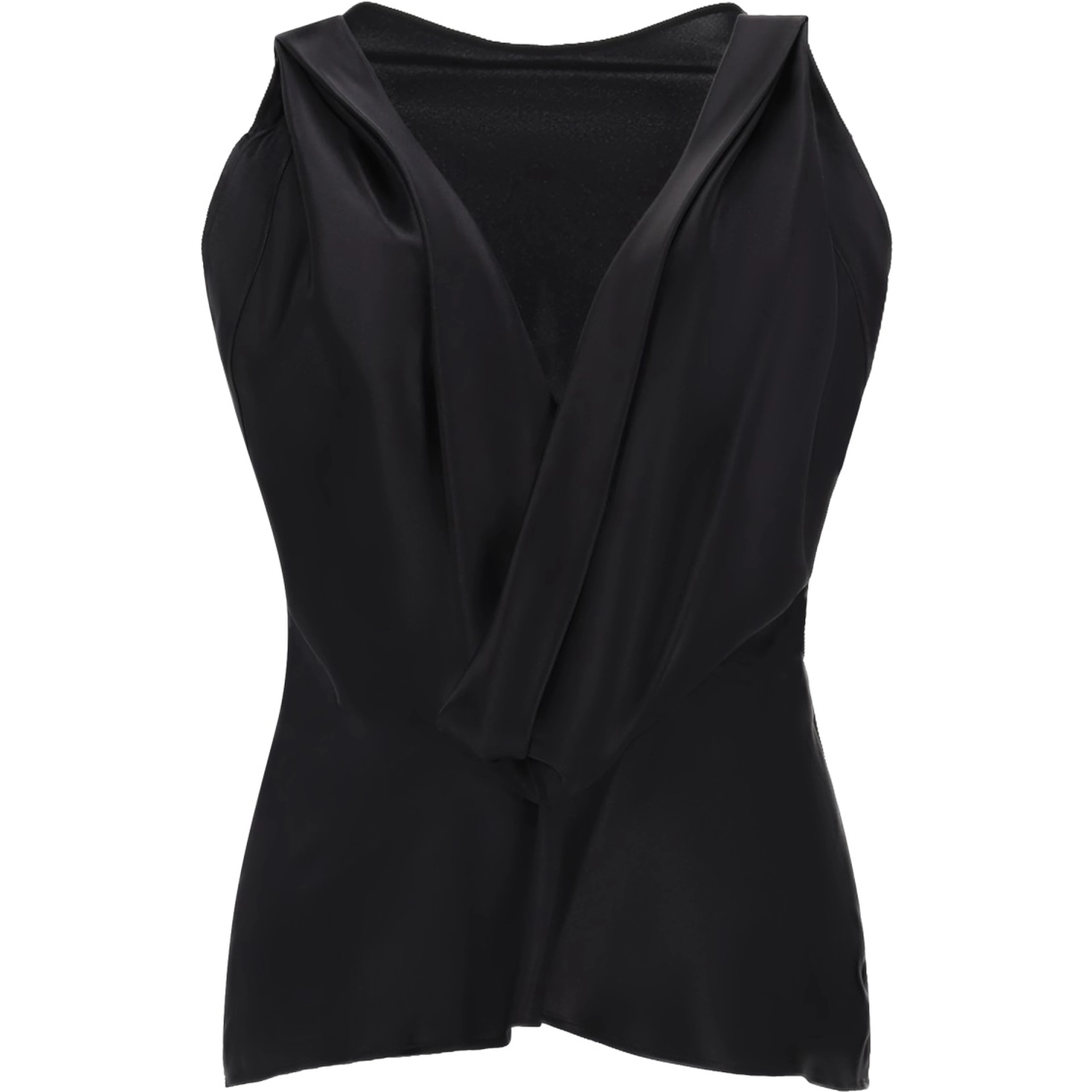 SILK DRAPED TOP