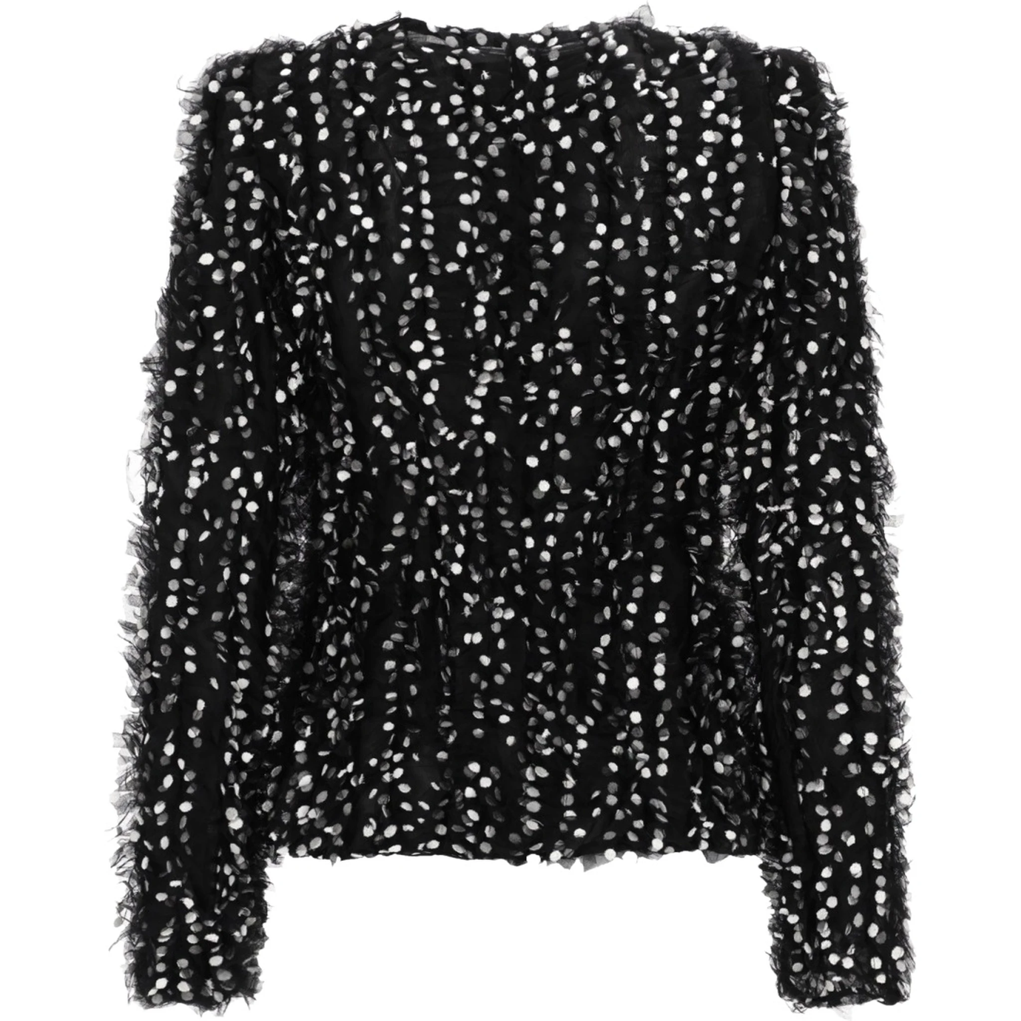 JACKET WITH "POLKA DOTS" EMBROIDERY