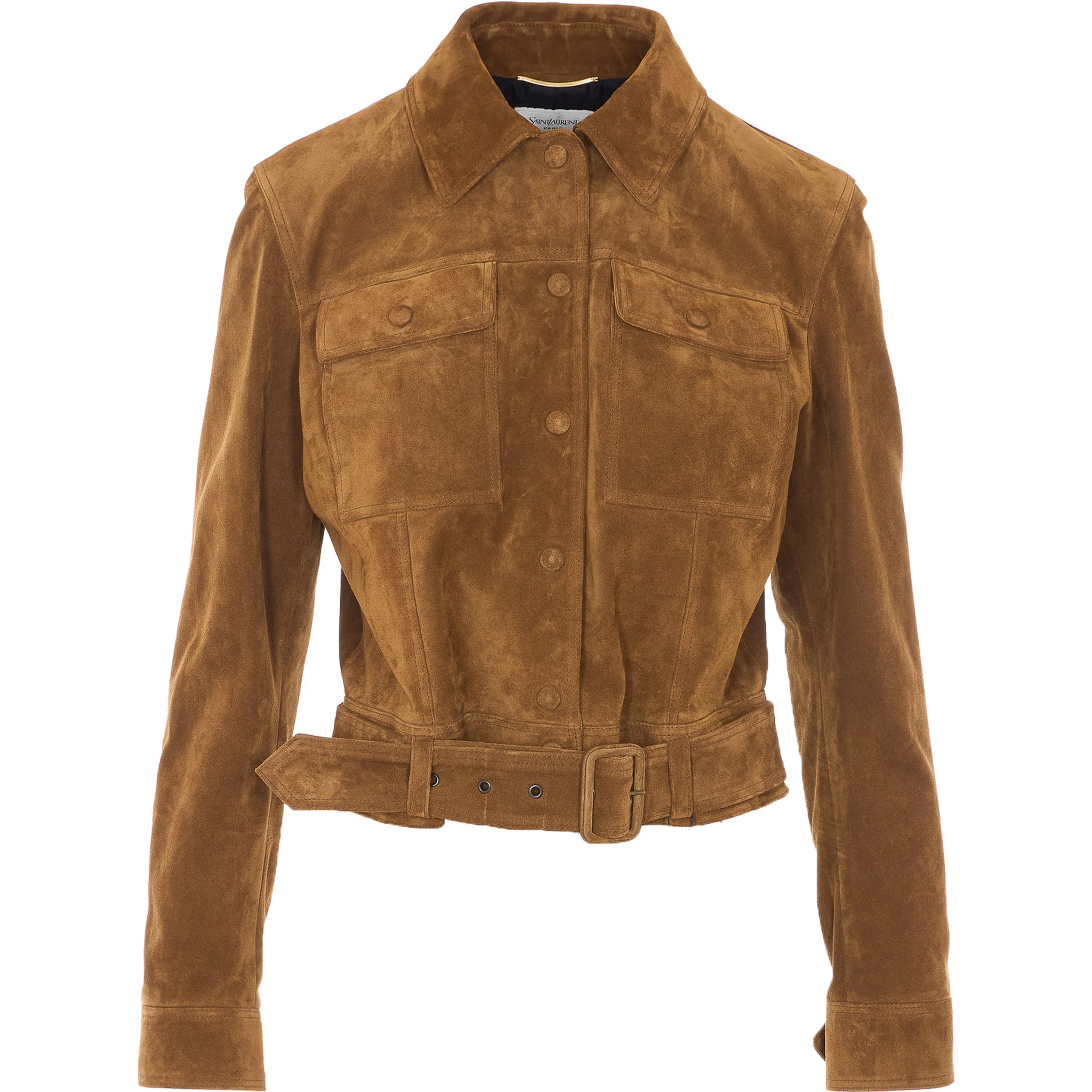 Saint Laurent  Jackets Brown