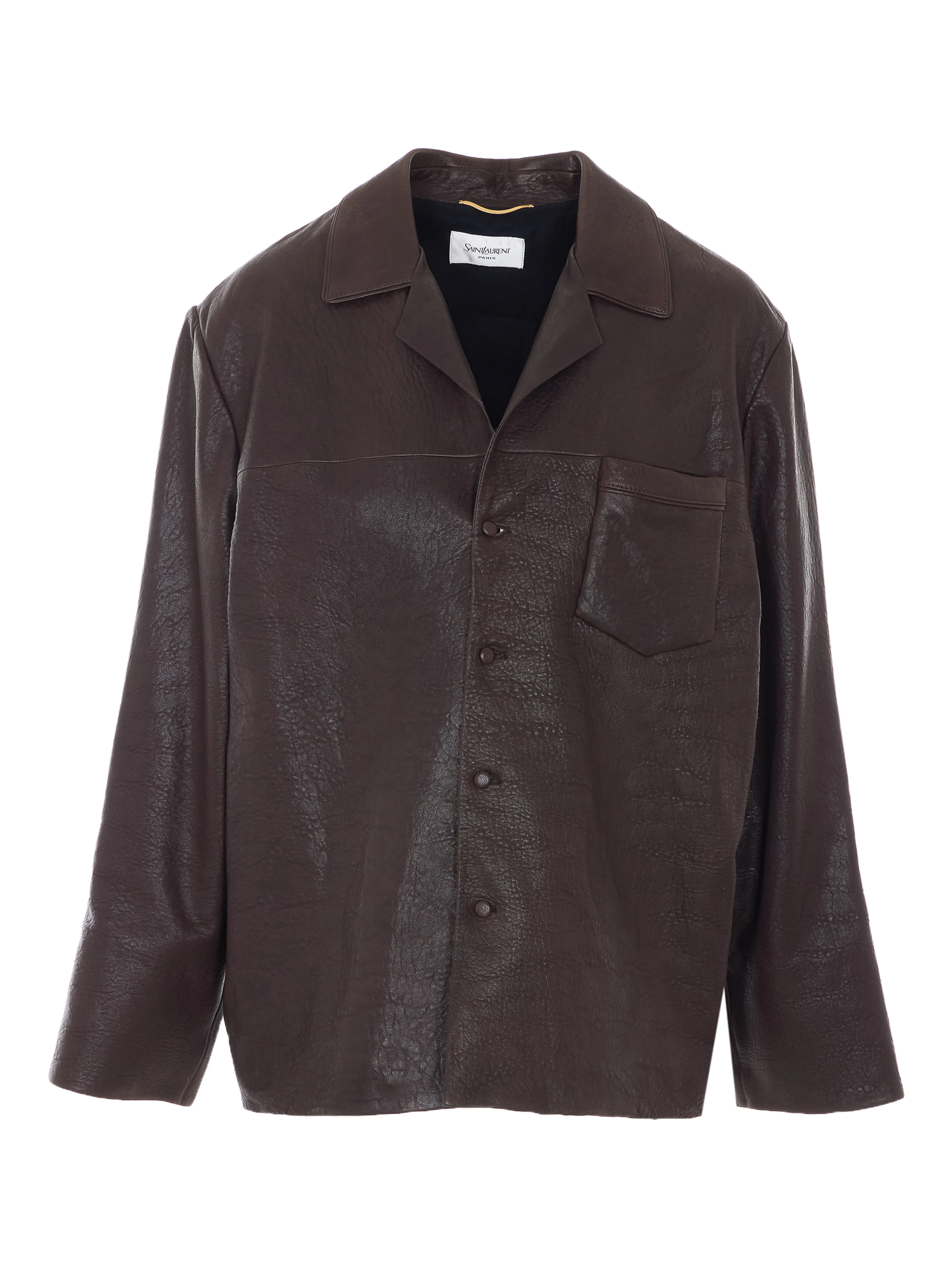 Saint Laurent Jackets Brown