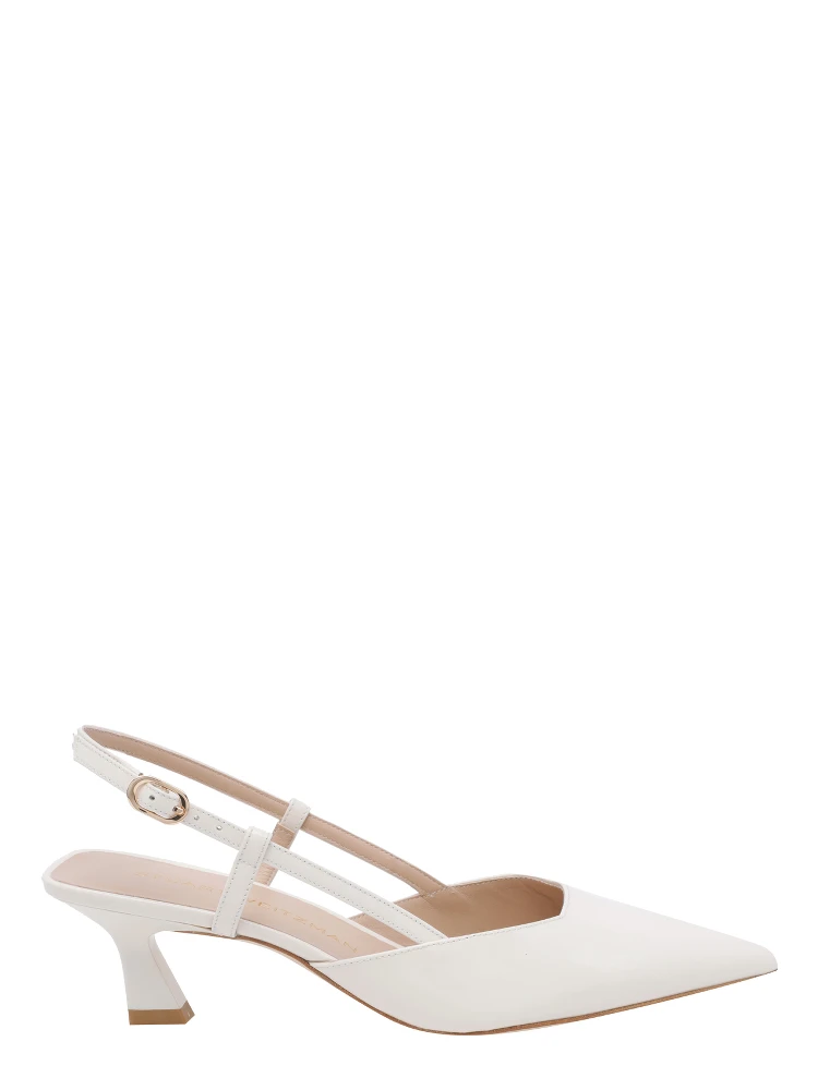 Stuart Weitzman With Heel White