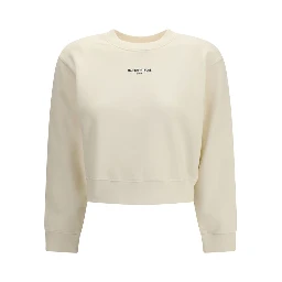 Beige Cotton Sweatshirt