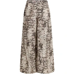 Multicolor Cotton Casual Pants