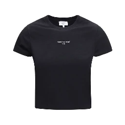 Black Cotton T-Shirt