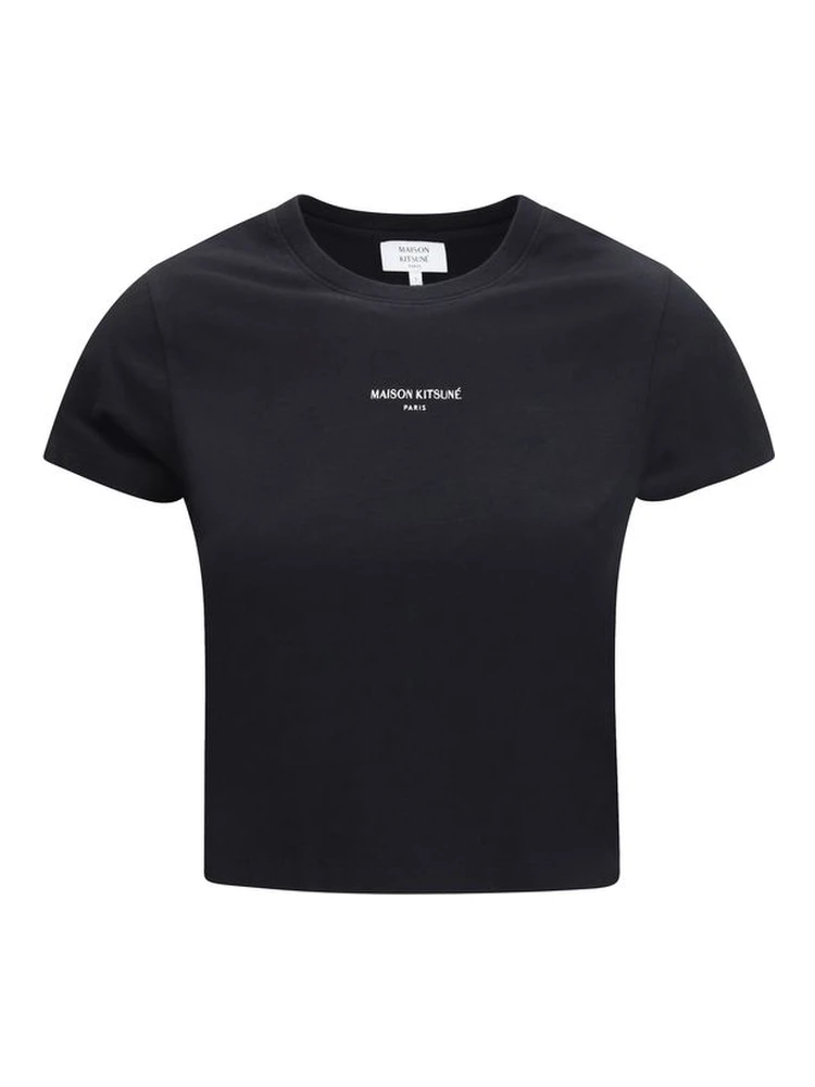 Black Cotton T-Shirt