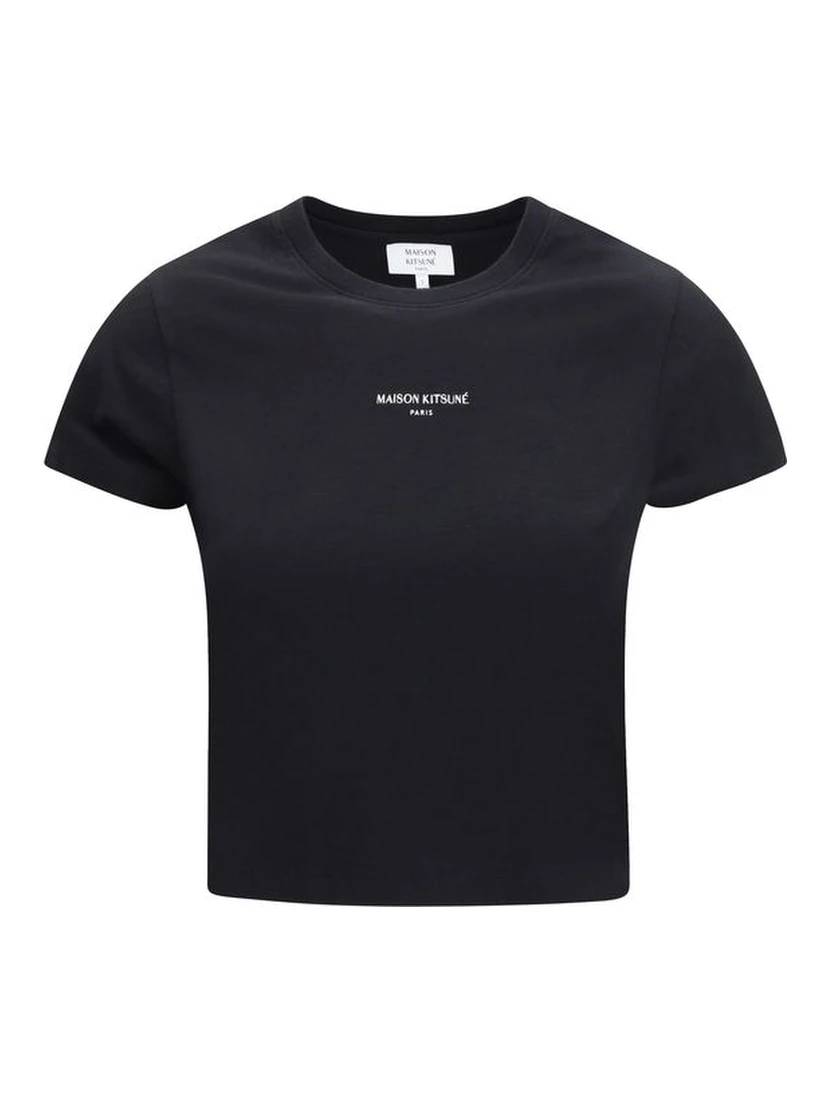 Black Cotton T-Shirt