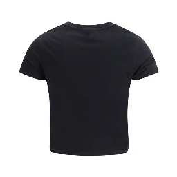 Black Cotton T-Shirt