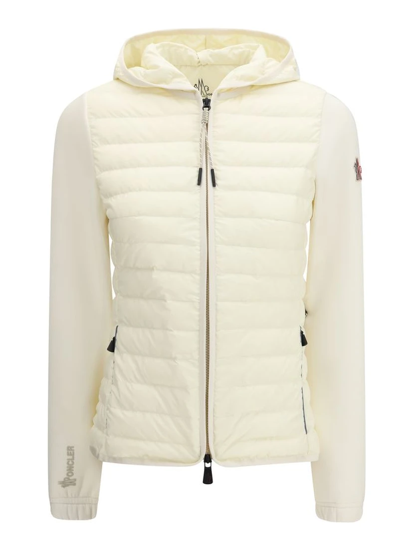White Polyamide Shell Jacket