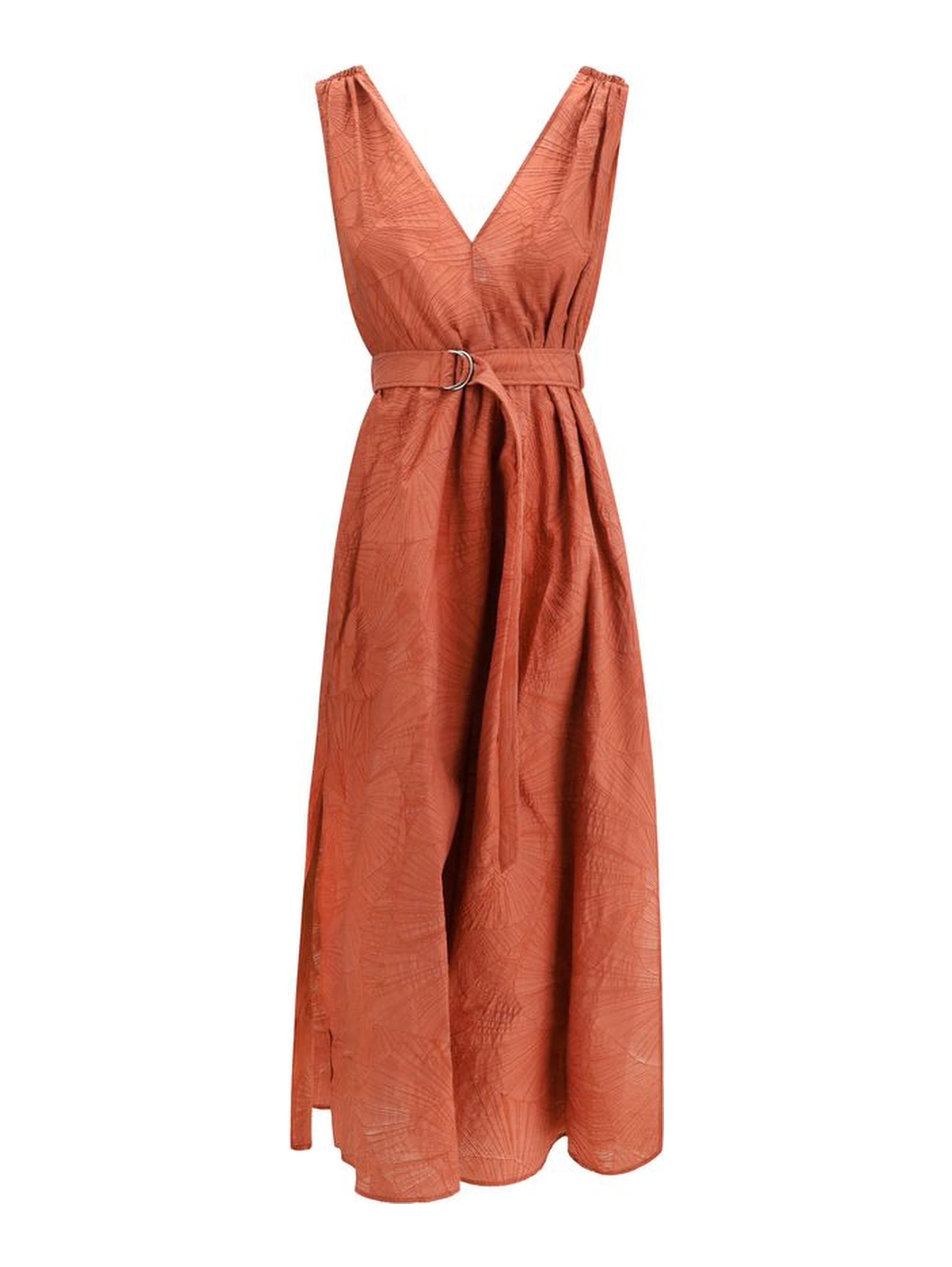 Multicolor Cotton Casual Dress