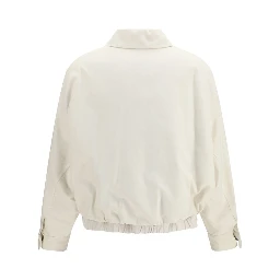 White Cotton Denim Jacket