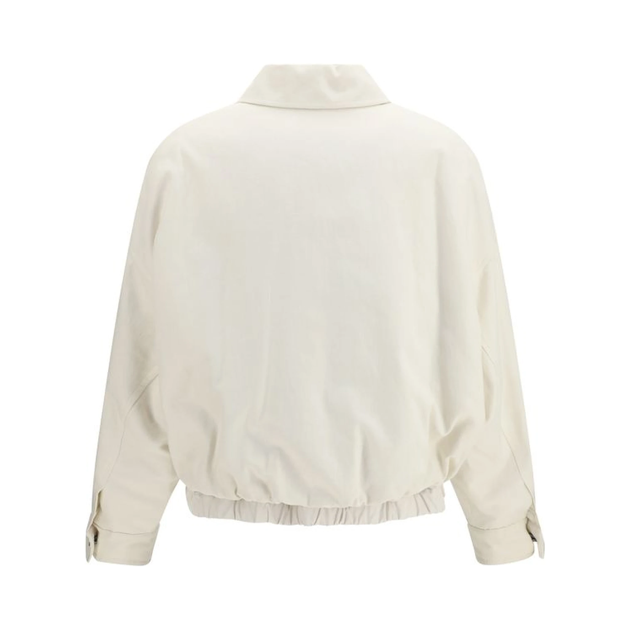 White Cotton Denim Jacket