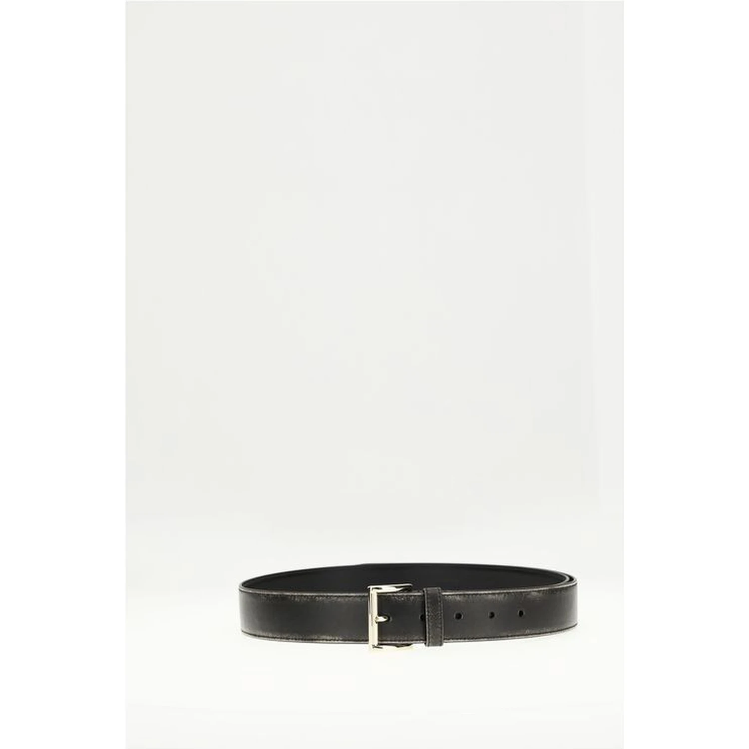 Black Calf Leather Bos Taurus Regular Belt