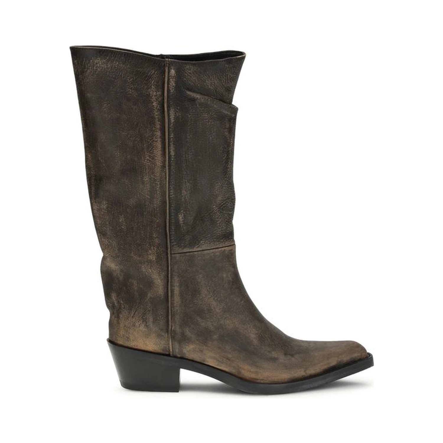 Brown Calf Leather Bos Taurus Boots