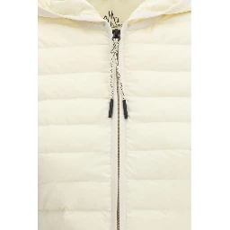 White Polyamide Shell Jacket