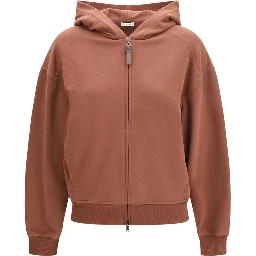 Brown Cotton Sweatshirt