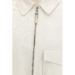 White Cotton Denim Jacket