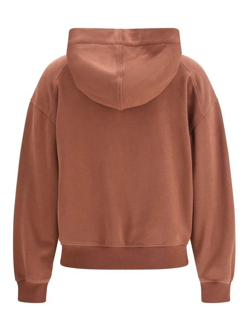 Brown Cotton Sweatshirt