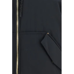 Black Nylon Bomber