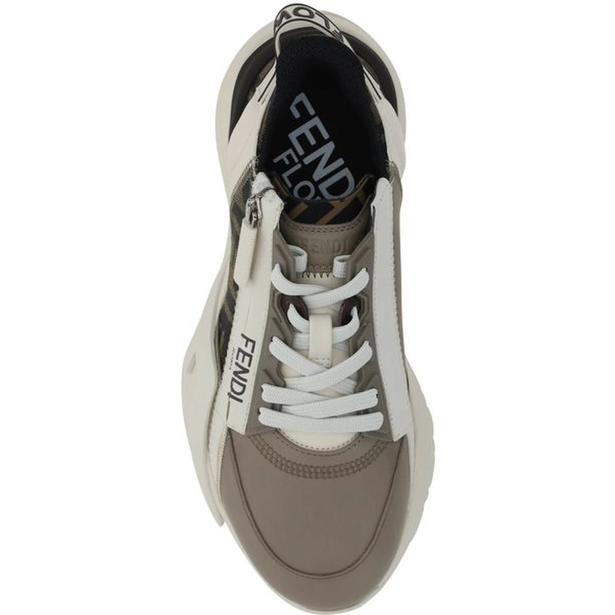 Brown Calf Leather Bos Taurus Athletic Sneakers