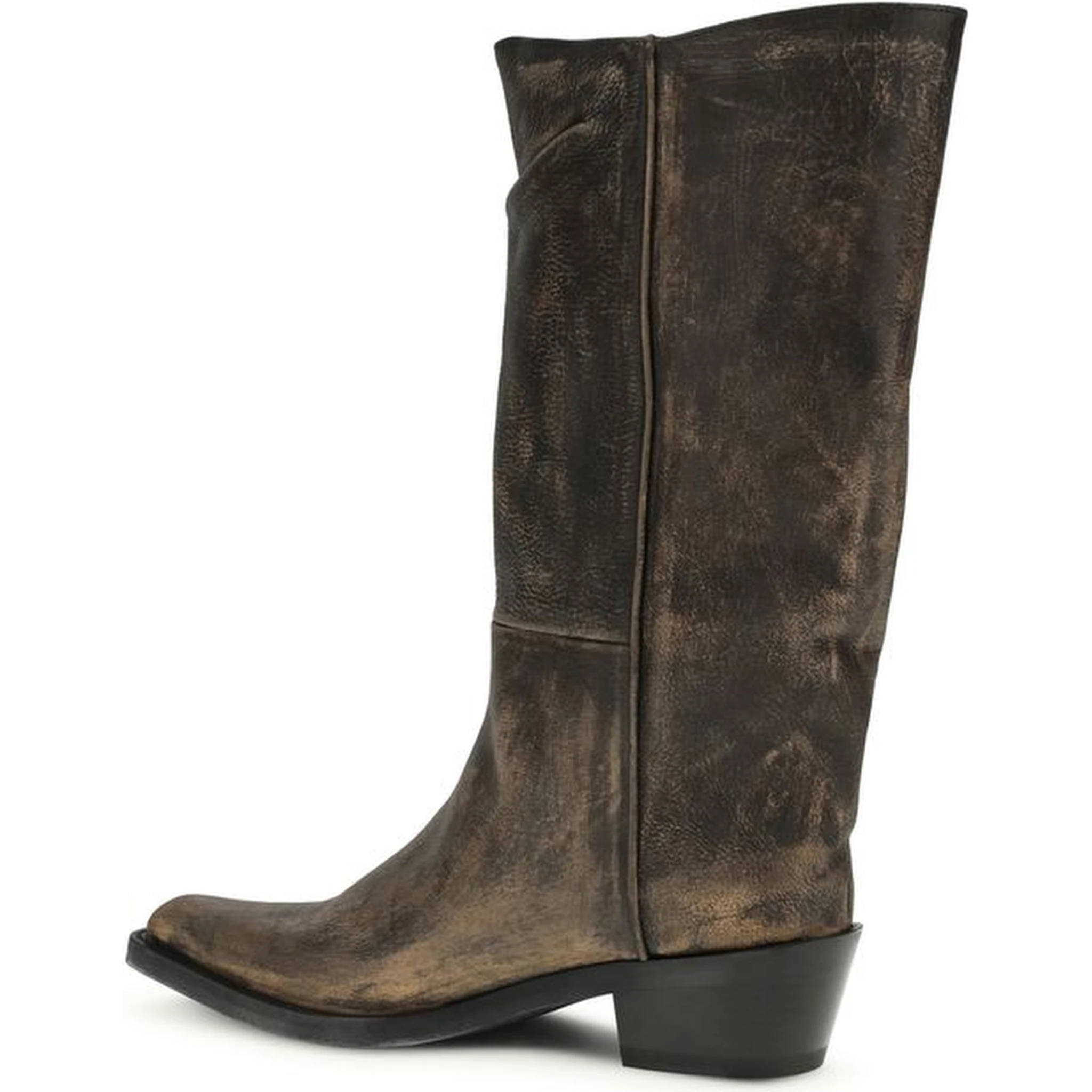 Brown Calf Leather Bos Taurus Boots