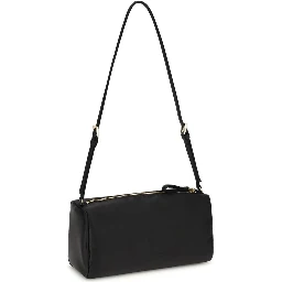 Black Silk Shoulder Bag