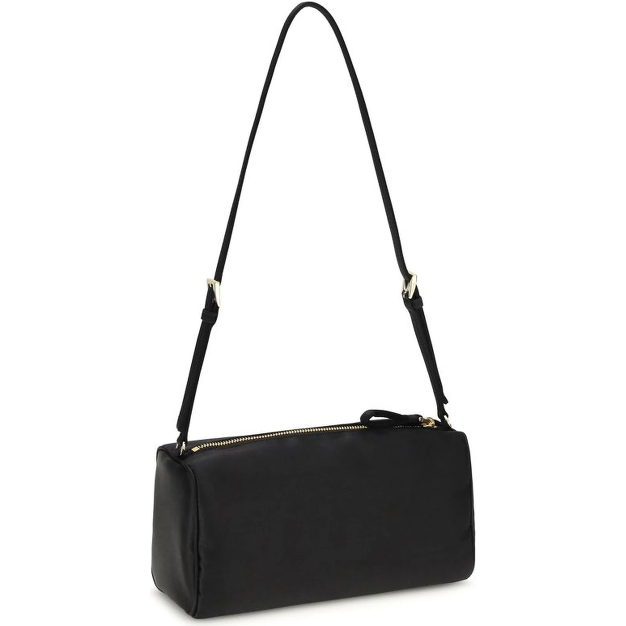 Black Silk Shoulder Bag