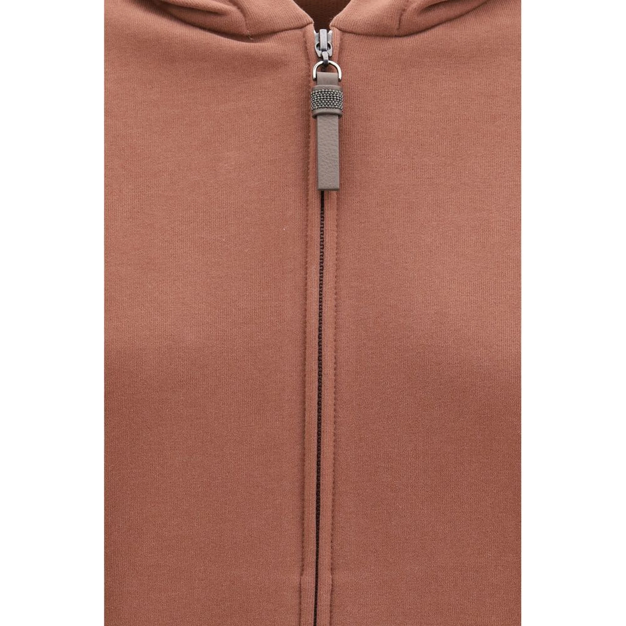 Brown Cotton Sweatshirt